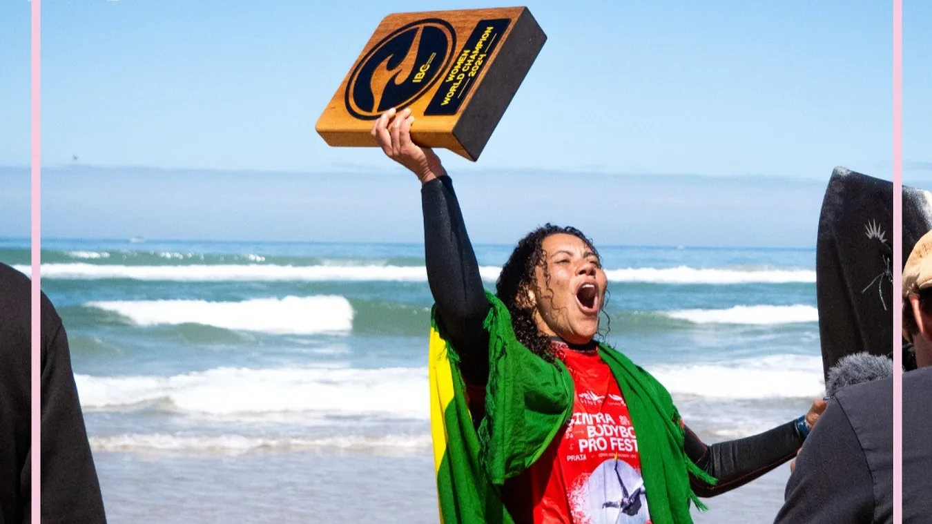 Capixaba Maíra Viana é campeã mundial de bodyboarding