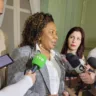Coletiva de imprensa com a ministra Margareth Menezes / crédito: Fabi Tostes