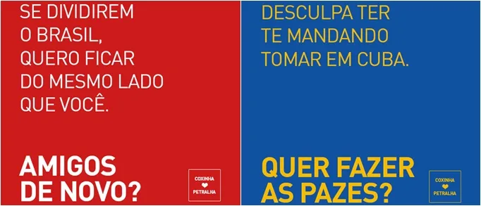 A discussão política abalou amizade? Veja imagens divertidas que ajudarão na reconciliação