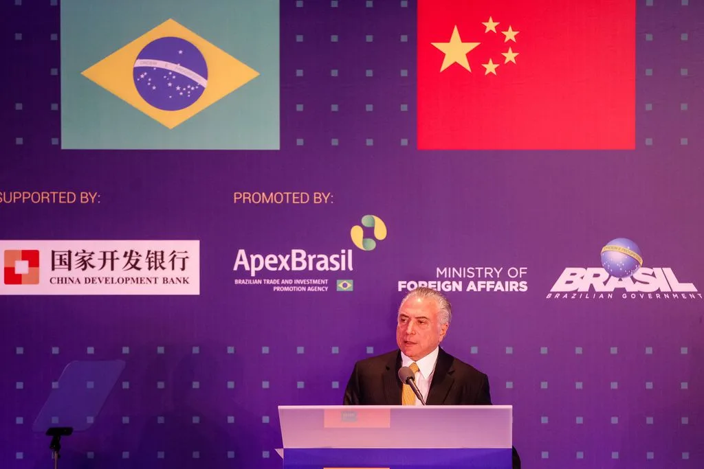 Pequim – Discurso do presidente Michel Temer no encerramento do Seminário sobre Oportunidades de Investimento promovido pela Apex-Brasil na China ( Beto Barata/PR)