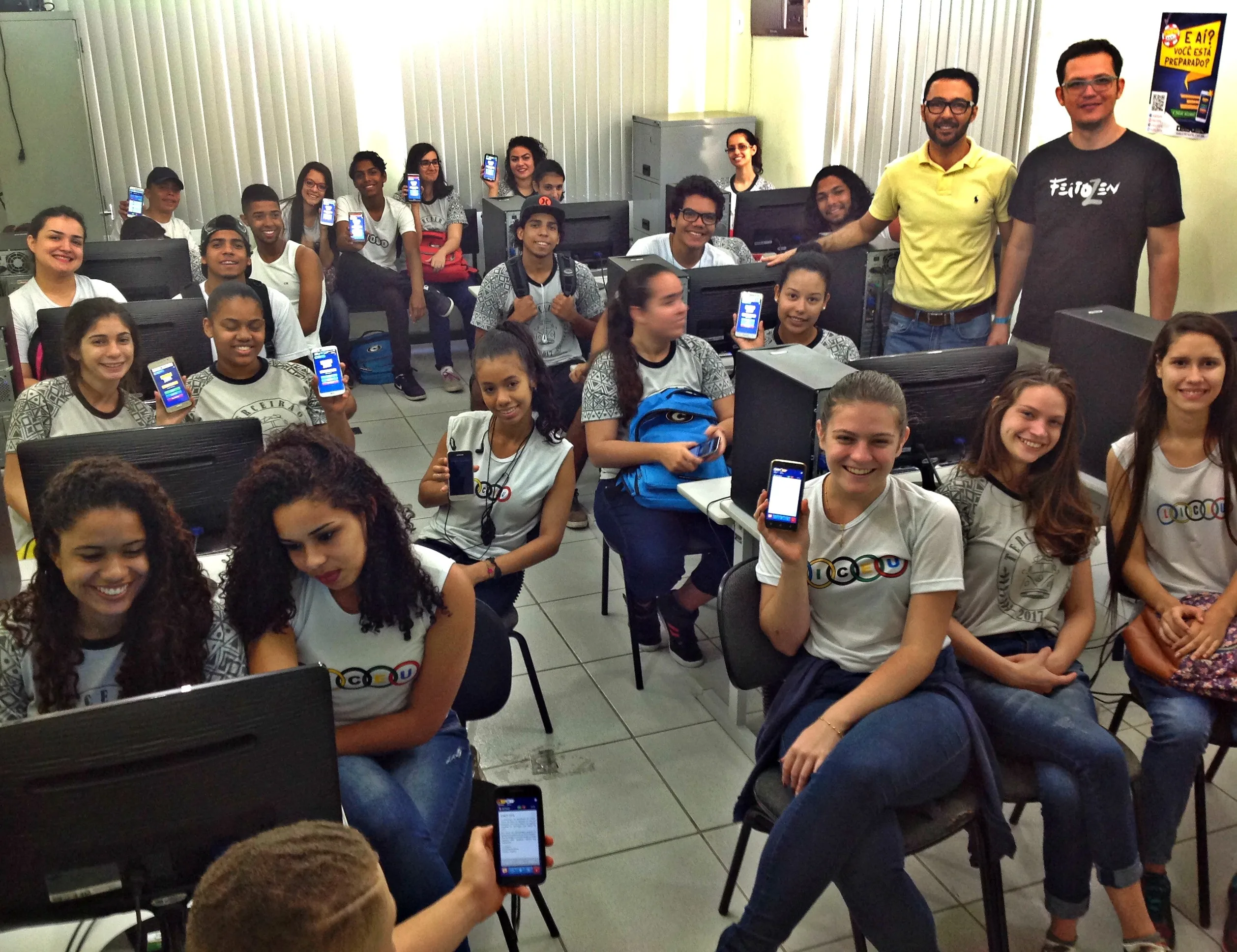 Aplicativo educacional ajuda a preparar alunos de Cachoeiro para o Enem