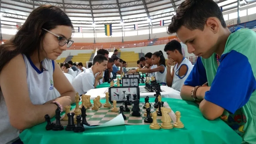 Alunos das escolas municipais participam de torneio de xadrez em Guarapari