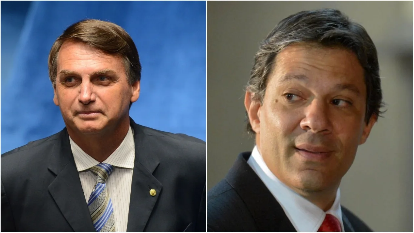 Datafolha: Bolsonaro segue com 28% e Haddad cresce de 16% para 22%