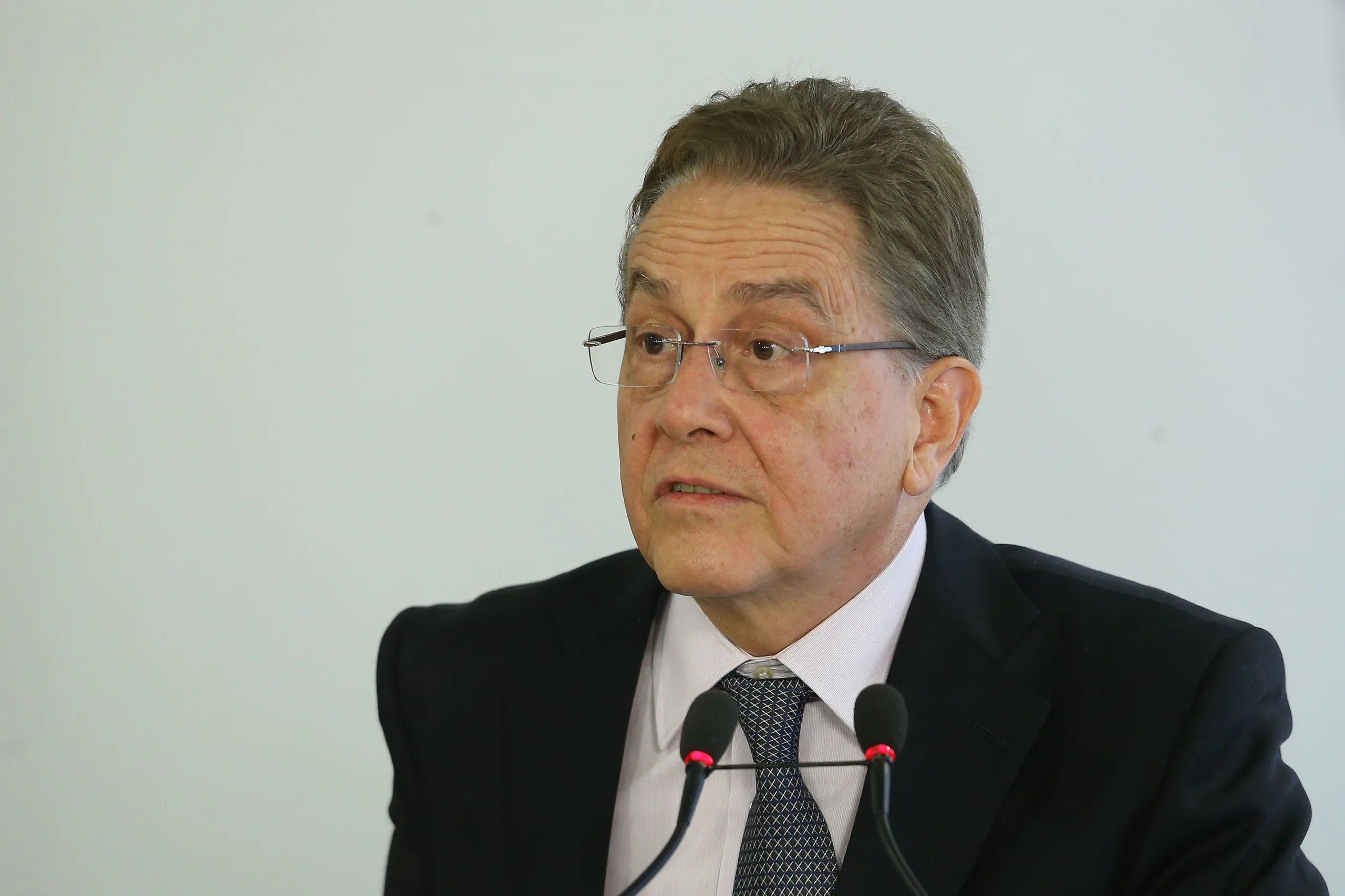 IBGE1 BSB DF 22 06 2016 NACIONAL MICHEL TEMER/PAULO RABELLO DE CASTRO O novo presidente do Instituto Brasileiro de Geografia e Estatistica-IBGE, Paulo Rabello de Castro, discursa durante cerimonia de posse, no Palacio do Planalto. FOTO: DIDA SAMPAIO/ESTADAO