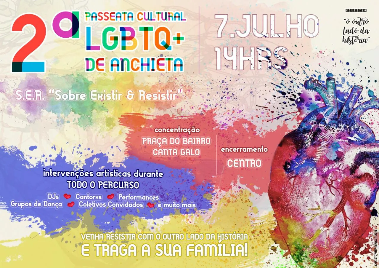 No próximo domingo (07) tem passeata LGBTQ+ em Anchieta