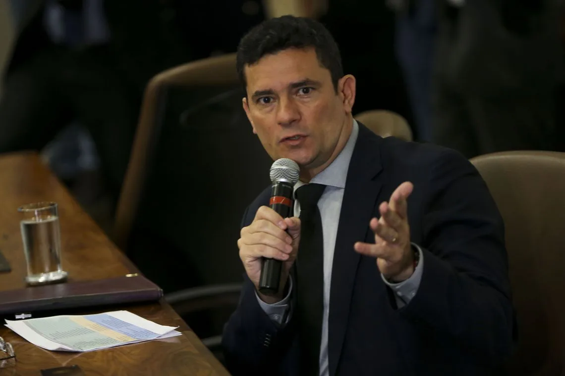 O ministro da Justiça e Segurança Pública, Sergio Moro, se reúne com governadores e secretários estaduais de Segurança Pública para apresentar o Projeto de Lei Anticrime.