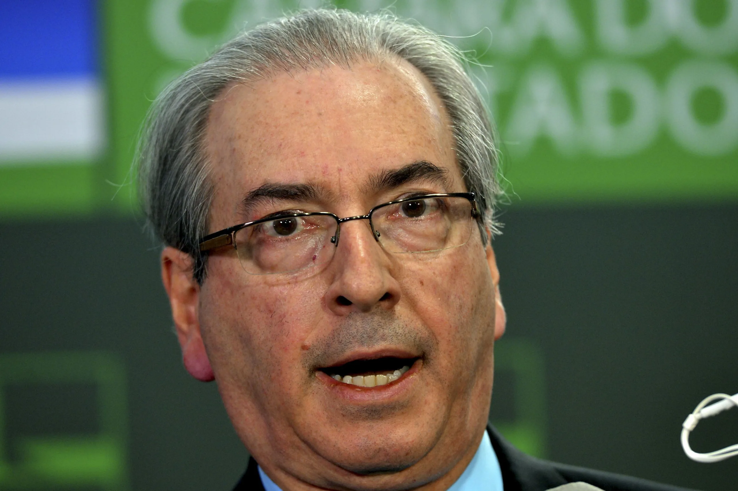 Brasília – O presidente da Câmara dos Deputados, Eduardo Cunha fala com jornalistas sobre o rito do Impeachment e sobre a Comissão Especial (Antonio Cruz/Agência Brasil)