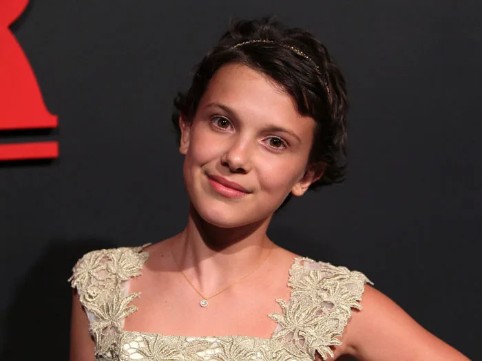 LOS ANGELES, CA – JULY 11: Actress Millie Bobby Brown attends the premiere of Netflix’s “Stranger Things” at Mack Sennett Studios on July 11, 2016 in Los Angeles, California. (Photo by David Livingston/Getty Images)