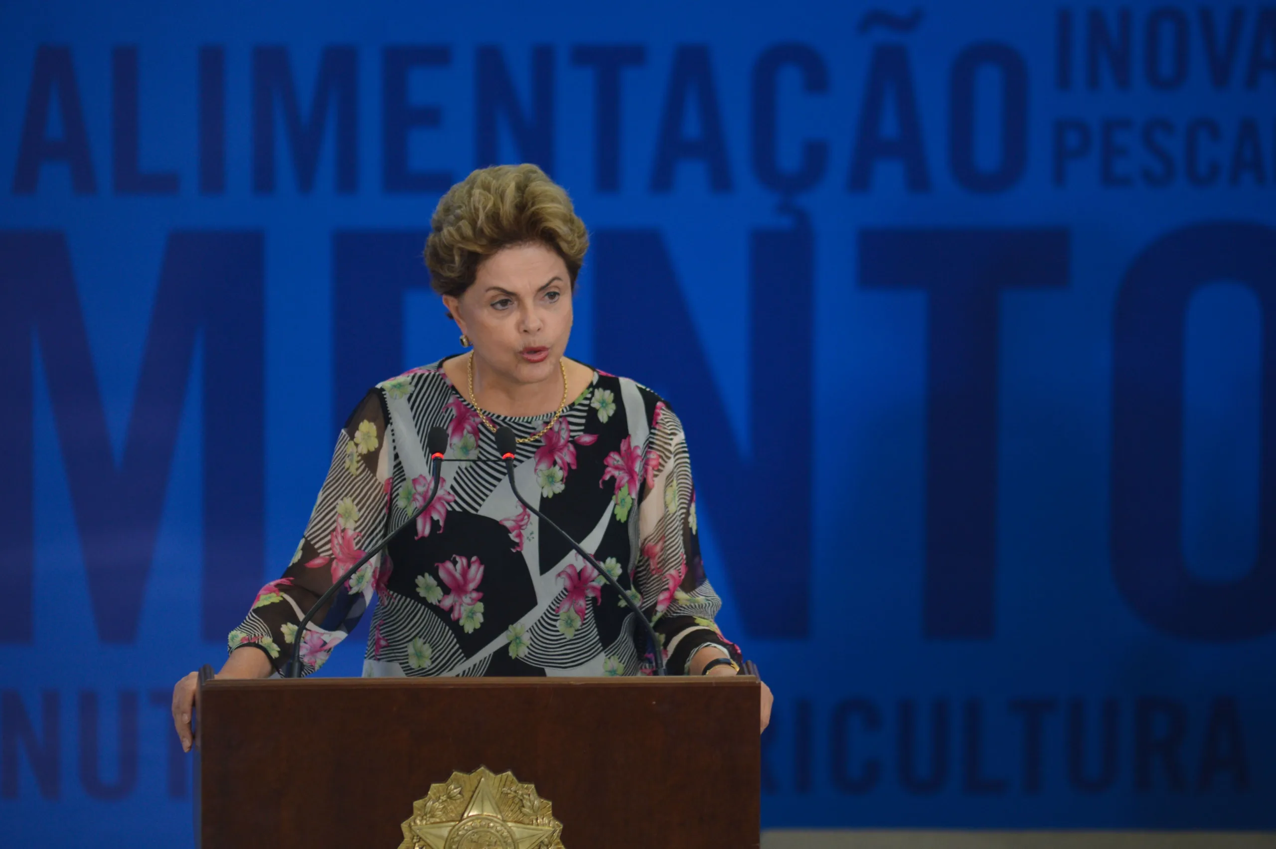 A presidenta Dilma Rousseff participa da cerimônia de entrega do 28º Prêmio Jovem Cientista, no Palácio do Planalto (José Cruz/Agência Brasil)