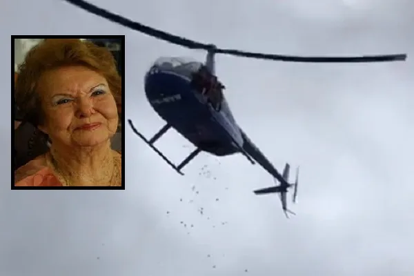 Primeira paraquedista brasileira é enterrada sob chuva de pétalas de rosas