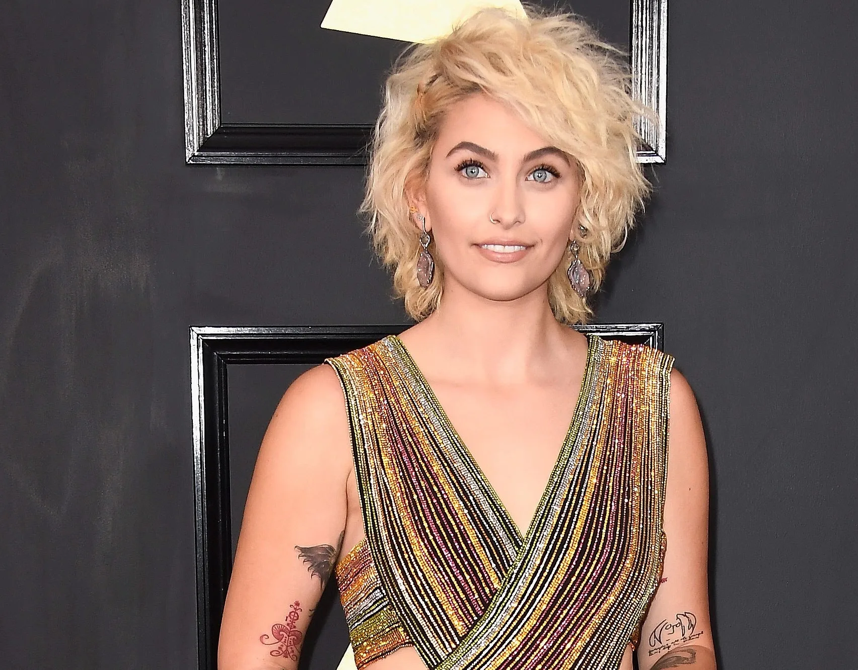 LOS ANGELES, CA – FEBRUARY 12: Paris Jackson attends The 59th GRAMMY Awards at STAPLES Center on February 12, 2017 in Los Angeles, California. (Photo by Frazer Harrison/Getty Images)