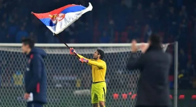 Goleiro da Sérvia comemora jogo contra o Brasil: 'São os melhores'