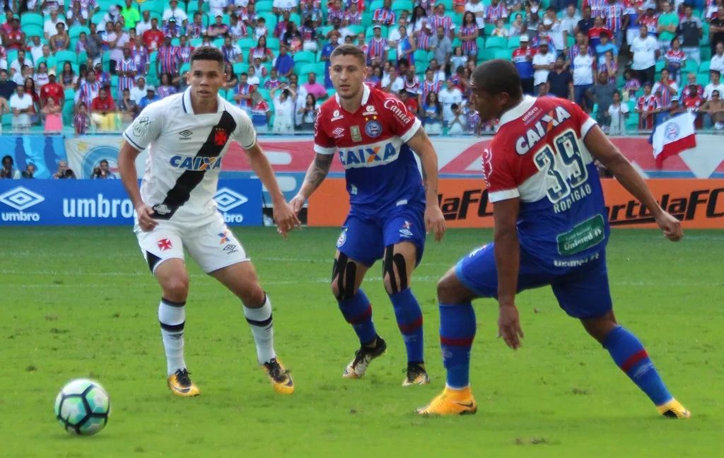 Bahia vence na Fonte Nova e amplia sequência negativa do Vasco