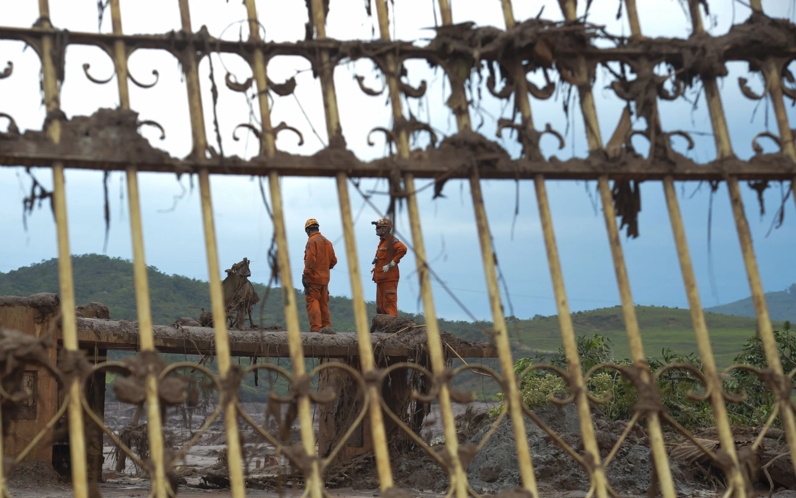 Mariana (MG) – Distrito de Bento Rodrigues, em Mariana (MG), atingido pelo rompimento de duas barragens de rejeitos da mineradora Samarco (Antonio Cruz/Agência Brasil)