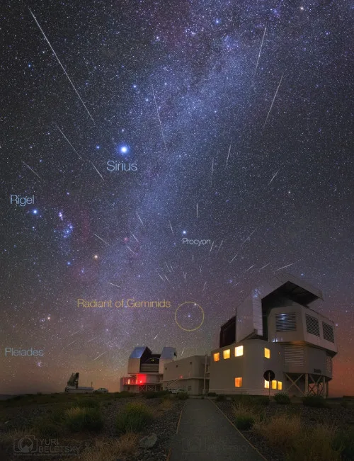 Chuva de meteoros poderá ser vista no Espírito Santo a partir desta quarta-feira