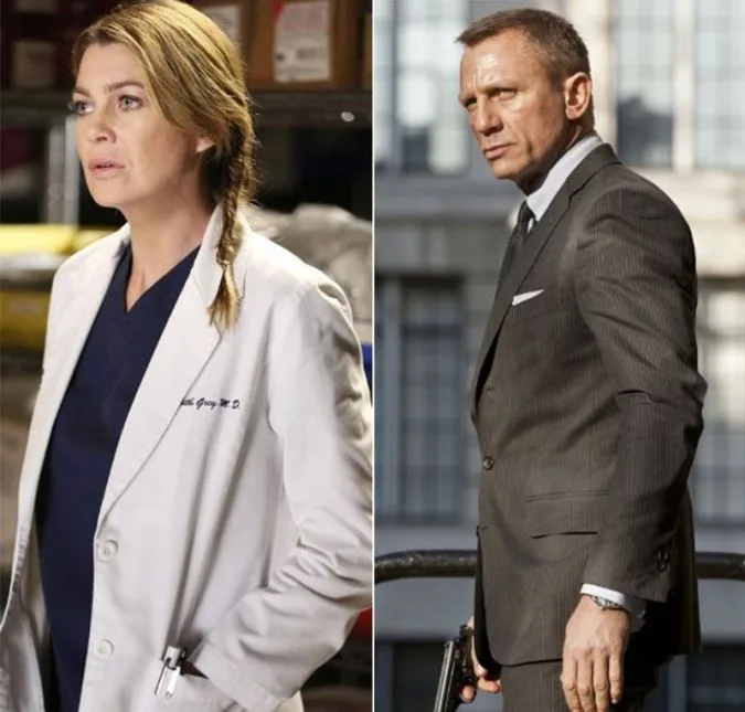 Estrela de Grey's Anatomy arranja briga com James Bond