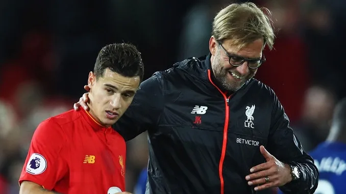 Klopp garante que Philippe Coutinho não jogará por lesão