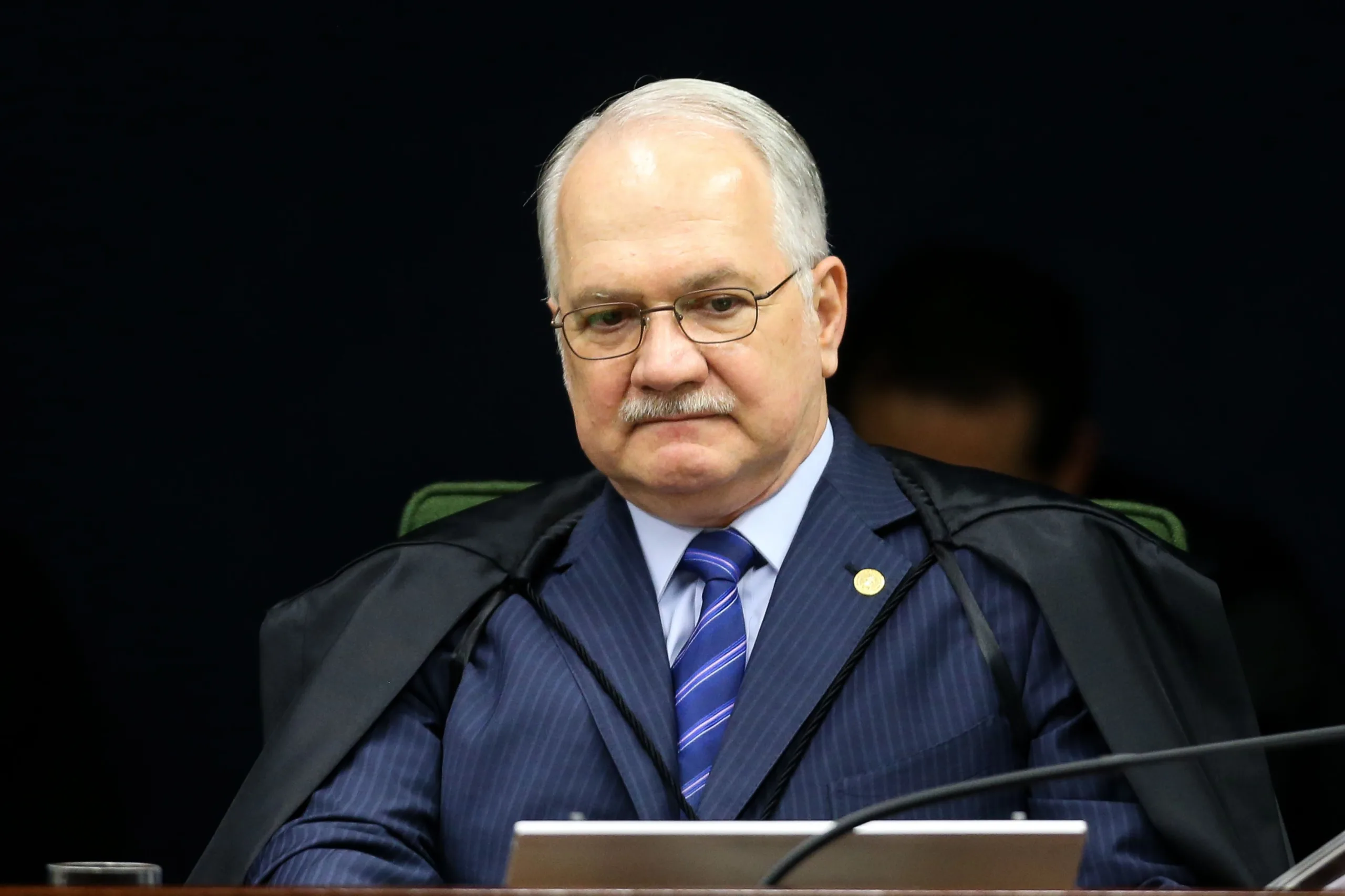 Brasília – O ministro Luiz Edson Fachin participa de sessão da segunda turma do Supremo Tribunal Federal.(Marcelo Camargo/Agência Brasil)