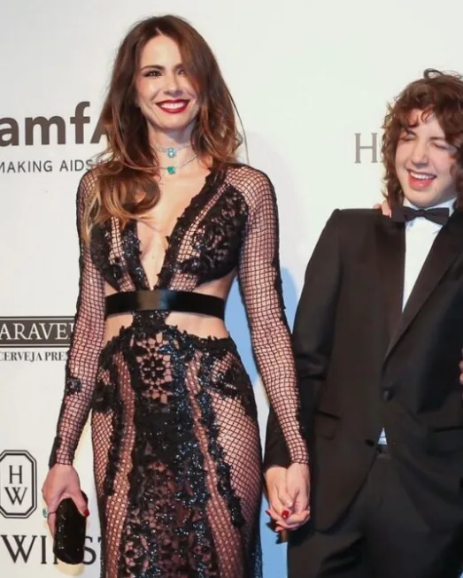 Luciana Gimenez brinca sobre filho, Lucas Jagger, que vai morar fora: - Vou mandar o marido no lugar