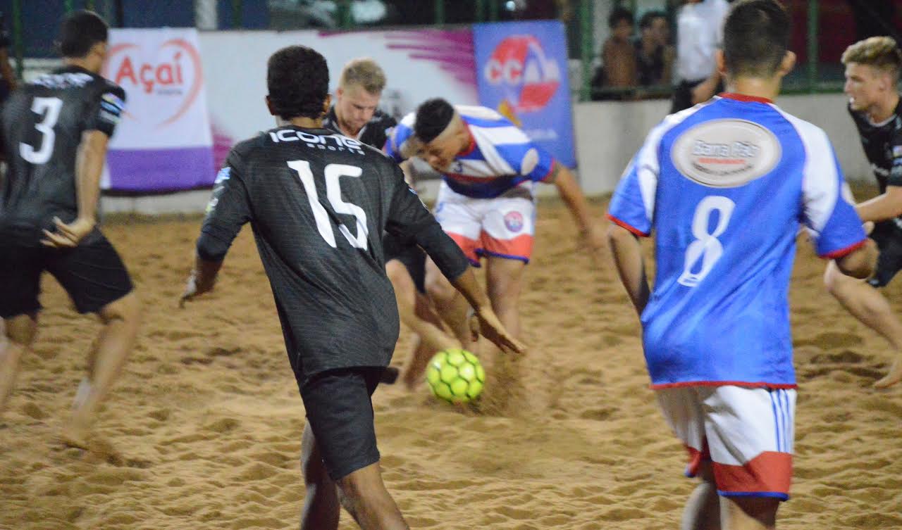 Com Rio Branco e CTM classificados, última rodada define semifinalistas do Vitória Beach Soccer Cup