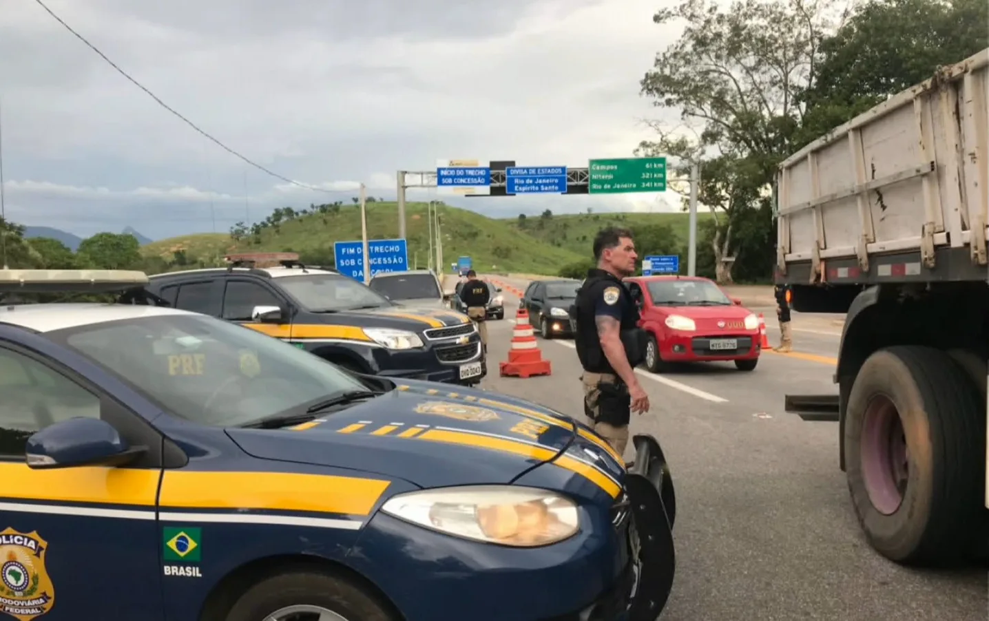 Homem é preso na divisa do Rio com ES durante operação