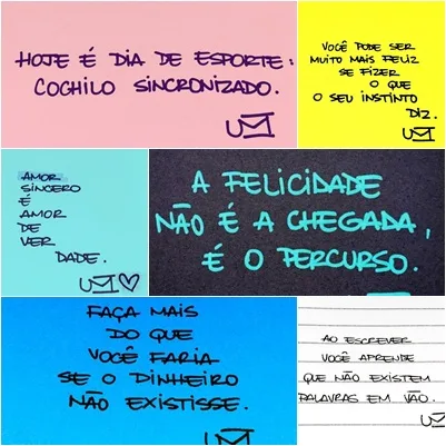 Post-it de sucesso: página no Instagram com frases em cartões acumula 7 milhões de curtidas