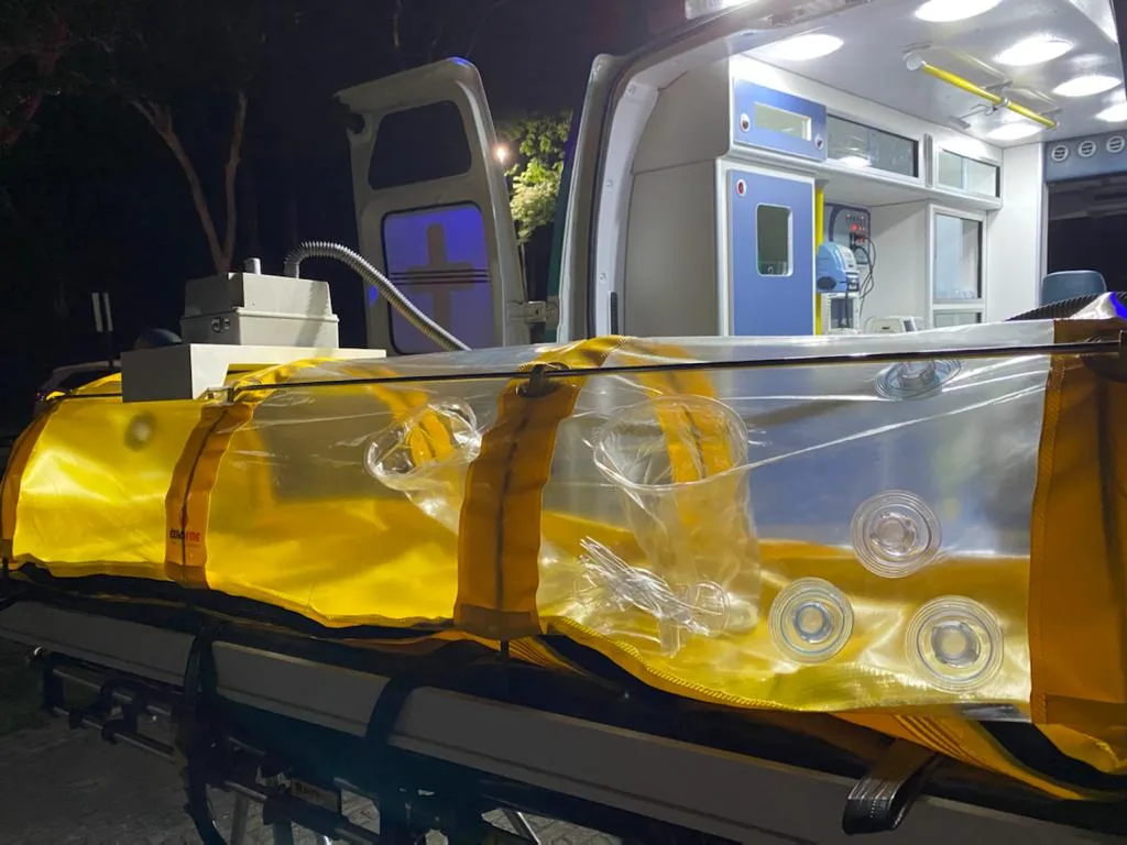 Município do ES vai utilizar ambulância tecnológica com cápsula de isolamento para coronavírus