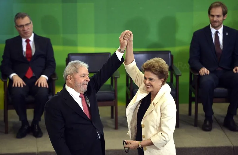 Brasília – Presidenta Dilma Rousseff durante cerimônia de posse dos novos ministros da Casa Civil, Luiz Inácio Lula da Silva; da Justiça, Eugênio Aragão; da Secretaria de Aviação Civil, Mauro Lopes e do Chefe de Gabinete Pessoal da Presidenta da República, Jaques Wagner