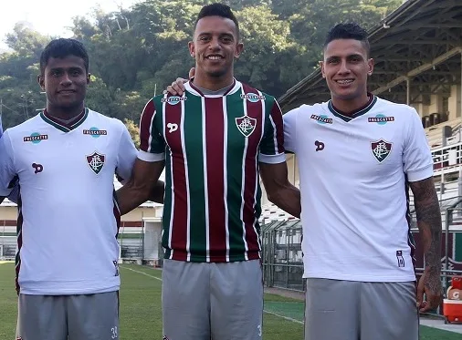 Fluminense apresenta os novos reforços Dudu, Maranhão e William Matheus