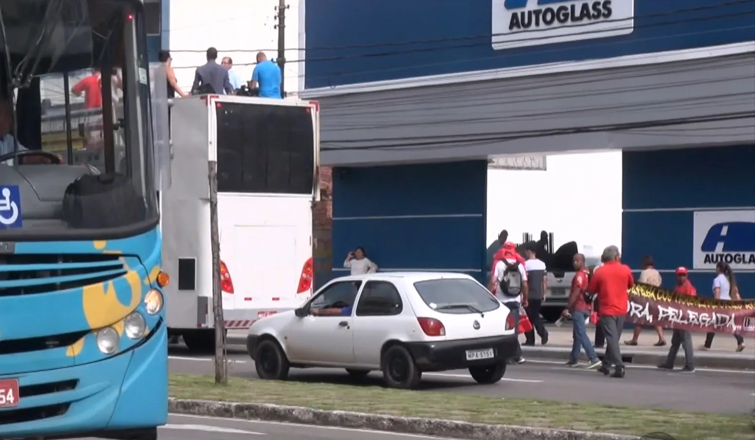 Rodoviários que fizeram protesto em Vitória nesta sexta podem ser punidos