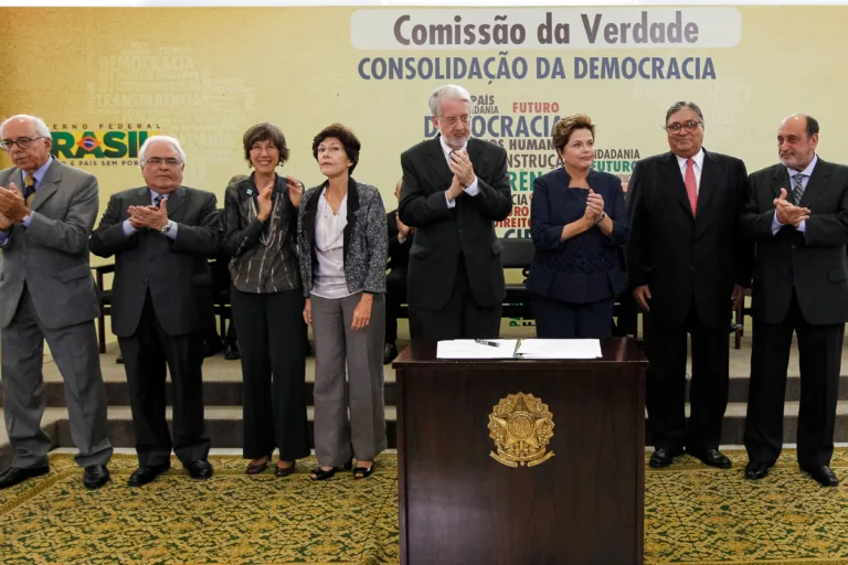 Brasília – DF, 16/05/2012. Presidenta Dilma Rousseff durante cerimônia de Instalação da Comissão Nacional da Verdade, no Palácio do Planalto Foto: Roberto Stuckert Filho/PR.