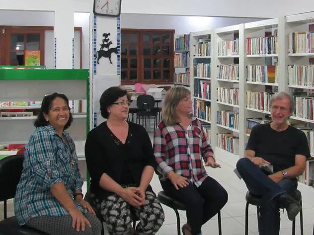 Encontros do Clube do Livro para a comunidade em Domingos Martins