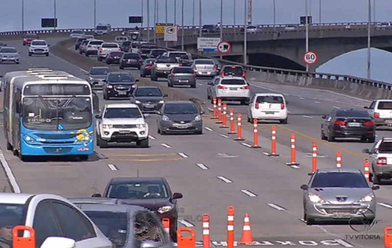 Portões permitirão fluidez do trânsito durante congestionamentos na Terceira Ponte