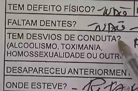 Boletim de ocorrência no Espírito Santo trata homossexualidade como desvio de conduta há pelo menos cinco anos