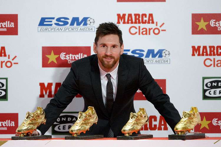 Maior goleador da Europa no ciclo 2018/2019, Messi recebe sua 6ª Chuteira de Ouro