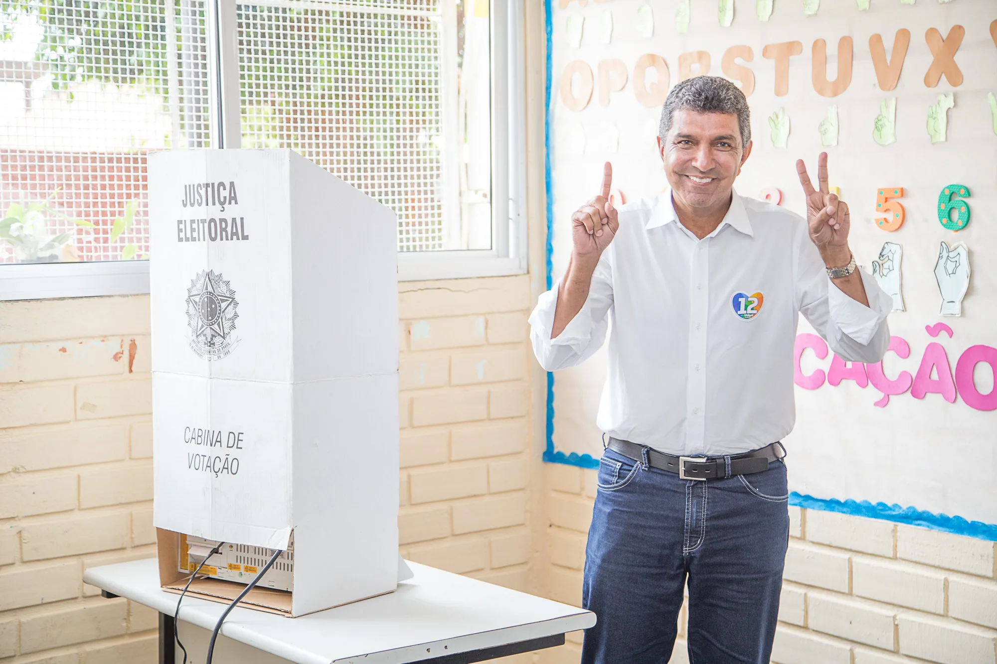 Sérgio Vidigal registra voto e demonstra otimismo: "minha expectativa é muito boa"