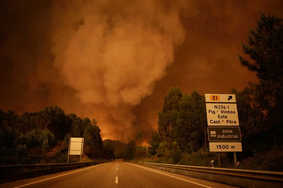 Sobe para 62 o número de mortos em incêndio florestal no nordeste de Portugal