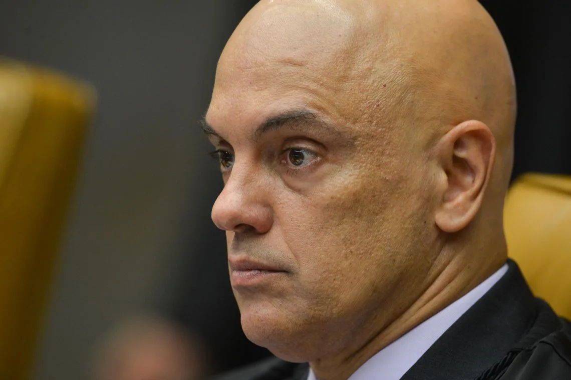 O miinistro Alexandre de Moraes, durante julgamento da validade de prisão em segunda instância