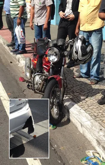 Polícia fecha o cerco, prende dupla com moto roubada e trânsito fica complicado em Vitória