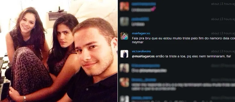 Em meio a boatos de crise no namoro, amigo de Bruna Marquezine diz que atriz e Neymar continuam juntos