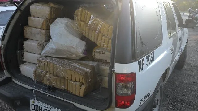 Mais de 400 quilos de maconha são apreendidos no sul do Estado