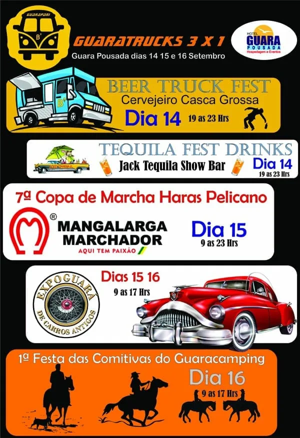 Festival de cerveja e exposição de carros antigos animam final de semana em Guarapari