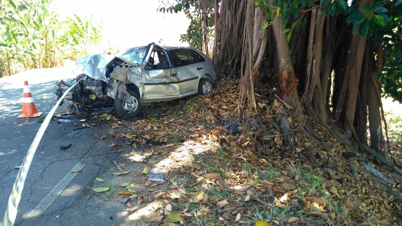 Idoso morre após colidir com veículo em árvore em rodovia de São José do Calçado