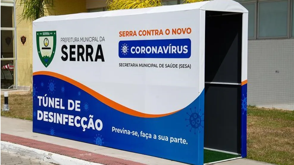 Prefeito da Serra fala sobre uso de túneis de desinfecção no combate ao novo coronavírus