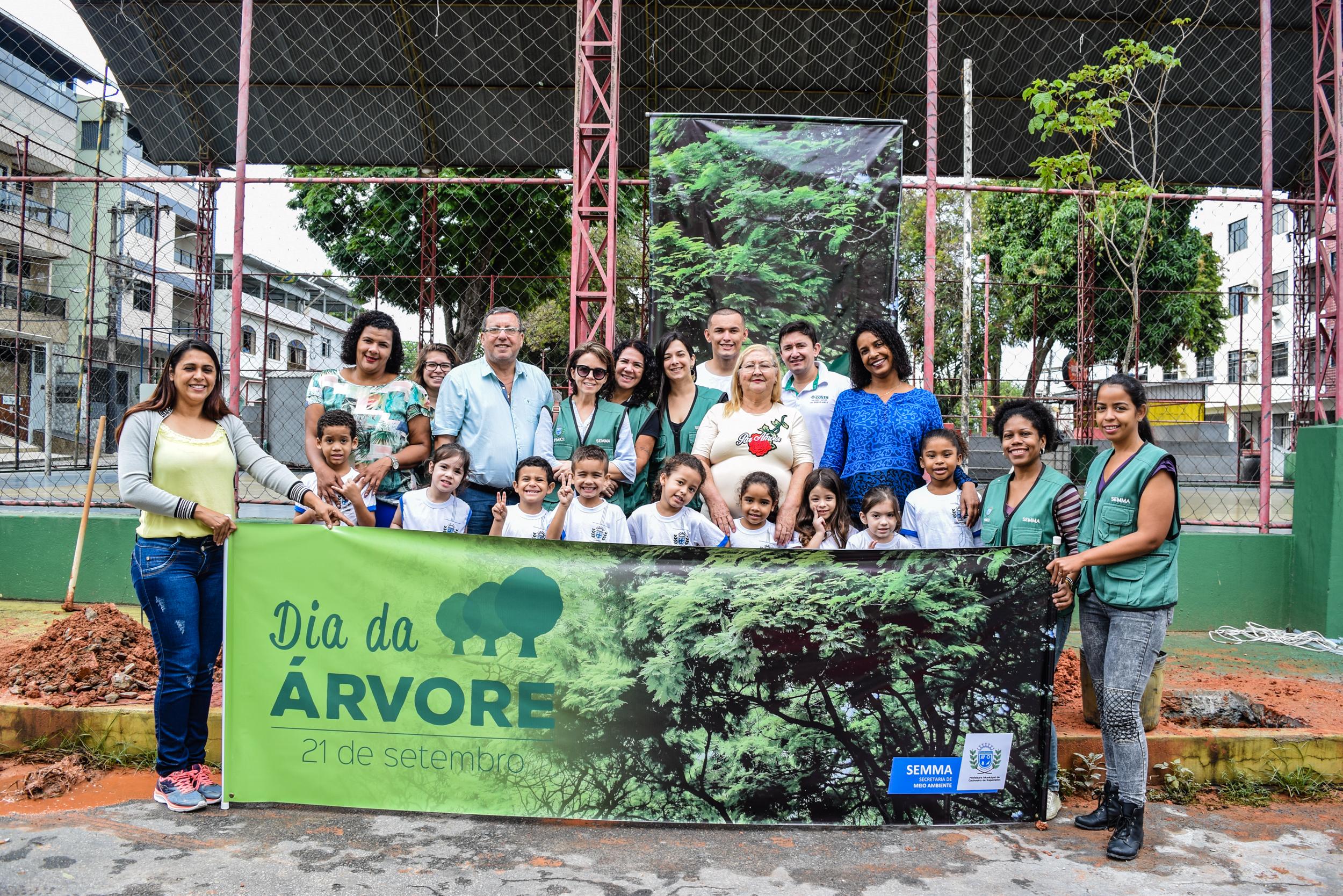 Estudantes vão arborizar áreas de Cachoeiro em homenagem ao Dia da Árvore