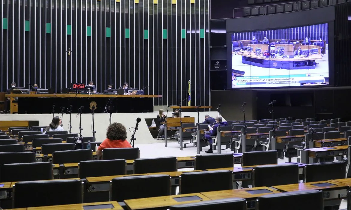 Ordem do dia para votação de propostas legislativas. Presidente da Câmara dos Deputados, dep. Rodrigo Maia (DEM – RJ)