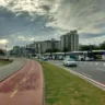 Sindicalistas param ônibus da Vale em protesto por reajuste salarial na Praia de Camburi