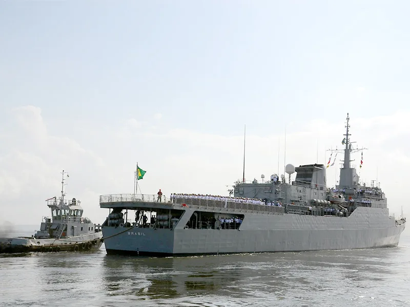 É neste domingo! Navio-Escola da Marinha será aberto para visitação gratuita no Porto de Vitória