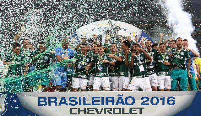 Após título, patrocínio do Palmeiras em 2017 deve saltar para R$ 80 milhões