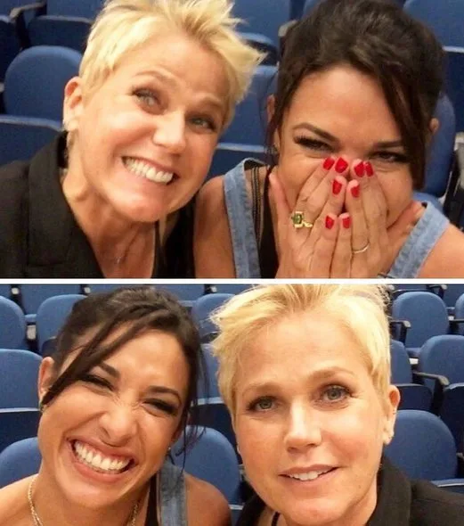 Giselle Itié posta foto com Xuxa e abre coração: "Sem palavras, emocionada"